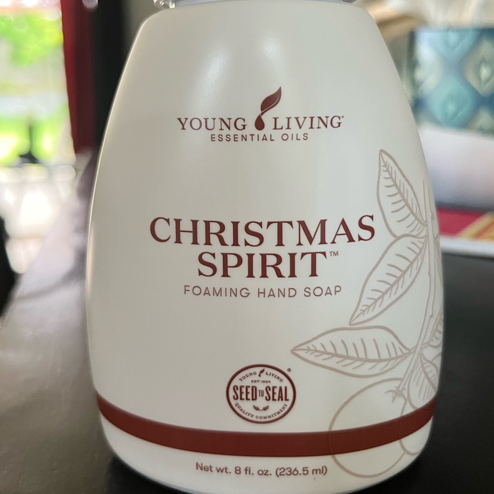 Young living essential oils foaming hand soap- Christmas spirit